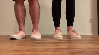 Valentine’s Day Special Dance in Vans Authentic Woven Check (Spanish Villa/Snow White)