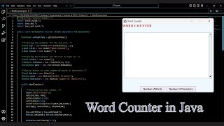 Word Counter in Java || Coder C