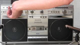 Magnavox D 8523 Boombox Powerplay Machine Identical to Philips D 8514 unboxed \u0026 Played