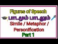 Figures of speech/ Part 1/ explained with Tamil songs/ Simile / Metaphor / Personification