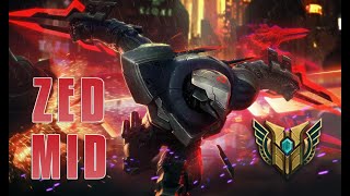 Zed Mid - League of Legends | Full Ranked Gameplay | No Commentary