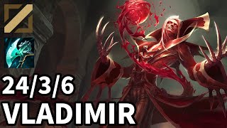 Vladimir Mid vs Corki - Ranked Master - Patch KR 12.16