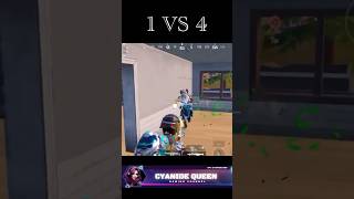 1 vs 4 Rush gameplay #bgmi #bgmishorts #bgmihighlights #bgmigirlive #bgmigirllivestreamtamil #rush