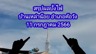 สรุปผลบั้งไฟ (บางบั้ง) บ้านเหล่าน้อย อำเภอค้อวัง (11 กรกฎาคม 2566)