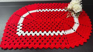 Hermoso Mantelito individual para mesa paso a paso a Crochet 🧶