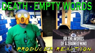 Death   Empty Words Lyric Video - Producer Reaction