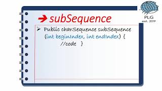 #21 subSequence method in string class in java[HINDI]