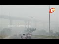 air pollution in new delhi reaches critical levels visibility drops due to dense fog in ghaziabad