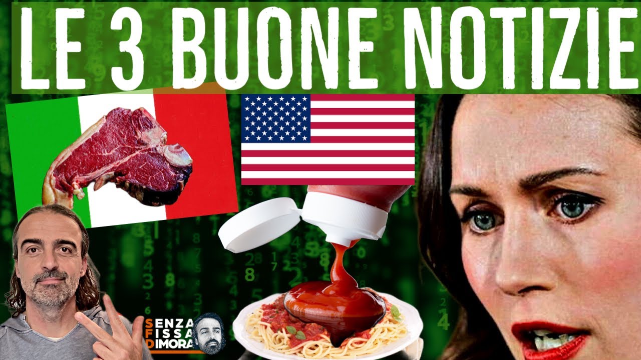 Le 3 BUONE NOTIZIE Della Settimana - YouTube