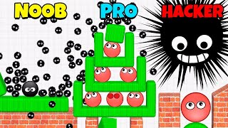 NOOB vs PRO vs HACKER - Hide Ball