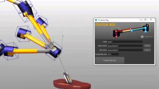 Auto 3-modules piston rig script Maya