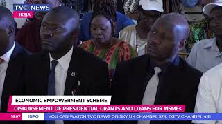 Minister Of State For Trade & Investment Disburses Presidential Grants, Loans To MSMEs