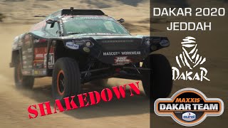 Shakedown \u0026 horrible crash, Dakar 2020 in Jeddah with Beast 3.0 Coronel Maxxis Dakar