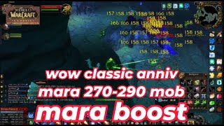 wow classic anniv mara 270-290 mob+ mantaf