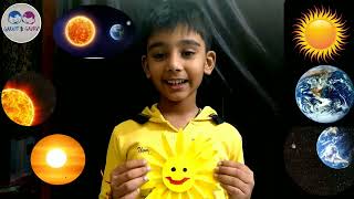 Show and Tell Activity Sun for kids | Show and Tell On Sun for class 1| Science Day | Planet Sun