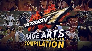 TEKKEN 7 |  Rage Arts Compilation - 20 Characters | Arcade Release | 鉄拳7 - 철권7