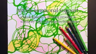 Art for emotional support - a Neurographica process in solidarity with Los Angeles fire victims