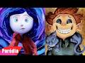 CORALINE E O MUNDO SECRETO - Tente Não Rir | PARÓDIA