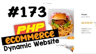 #173 PHP Ecommerce website development | Contact page 3 | MVC OOP - Quick programming
