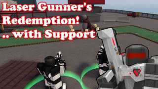 Laser Gunner \u0026 Support VS. Expert | Tower Defense X