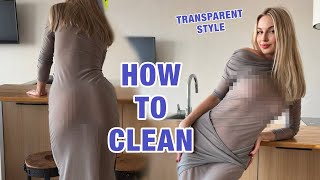 4K HOW to CLEAN KITCHEN? | transparent HOUSEWIFE secret hacks you never know with Lana Ocean 2024