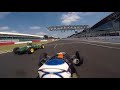 54th to 7th before safety car! Formula Junior Silverstone Classic 2018 Race 1 Cameron Jackson