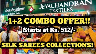 Jeyachandran textiles Aadi offers 2024| 50% offers| Tnagar ஆடி தள்ளுபடி| Buy 1 Get 1 |Aadi sale 2024