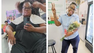 Moving interview with Tebogo who lost weight from 150kg to 78kg.