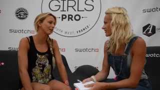 Interview de Maud Le Car, surfeuse au Swatch Girls Pro  © www.startinggirl.com