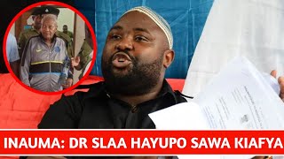 BONIFACE JACOB AIBUA MAPYA DR SLAA HAYUPO SAWA KIAFYA ANATESWA KIHUNI INAUMA SANA \