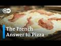 How Tarte Flambée or Flammekueche is made in Alsace