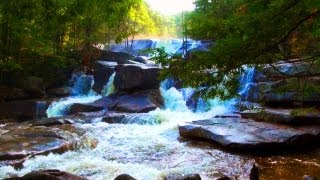 Cascade Serenity - A Harmonious Compilation of Stunning Waterfalls with Soothing Music