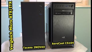 Tacens 2NOVAX Gehäuse vs. AeroCool CS104 - Umbau meines OBS PCs - Teil 1