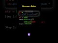 How to reverse a string in JavaScript?