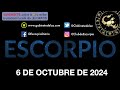 Horóscopo Diario - Escorpio - 6 de Octubre de 2024.