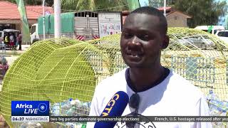 Kenyan beach football team spreads awareness on ocean conservation