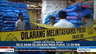 Polres Metro Jakarta Barat Amankan 1,3 Ton Ganja Siap Edar