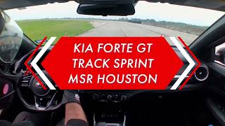 KIA FORTE GT TRACK SPRINT RACING - HouSCCA Time Trials - MSR HOUSTON