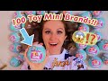 Unboxing 100 *NEW* Toy Mini Brands!!😱✨*INSANE RARE MYSTERY FINDS!!*🤯 (asmr vibesss)