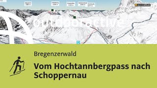 Skitour im Bregenzerwald: Vom Hochtannbergpass nach Schoppernau