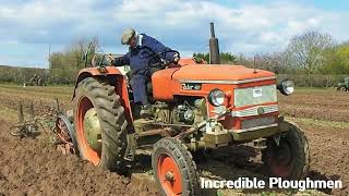 1970 Zetor 4511 3.1 Litre 4-cyl Diesel Tractor (53HP) With Ransomes Plough - High Cut Ploughing