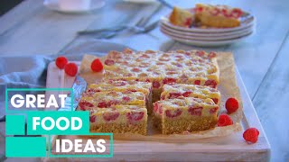 Raspberry Ricotta Slice | FOOD | Great Home Ideas