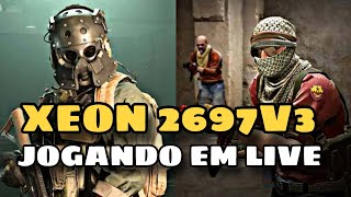 TESTANDO XEON 2697V3 RX5600XT EM LIVE EM JOGOS