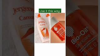 How to use Jergens carrot moiturizing body lotion for a perfect result