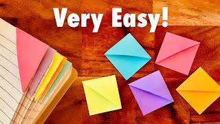 Easy Sticky Note Origami - Bookmark