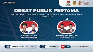 LIVE - Debat Publik Calon Bupati dan Wakil Bupati Pegunungan Arfak 2024