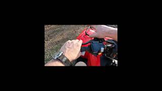 How to ride and operate controls on Honda Recon ES