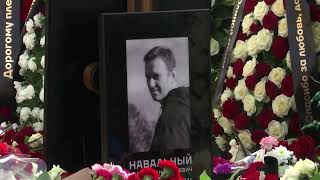 Navalny's mother visits his grave in Moscow | REUTERS