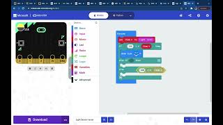 Creating a Light Sensor in MakeCode