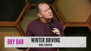 Driving In The Snow. Mike P Burton